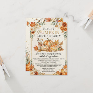 Invitation imprimable pour une soirée de peinture