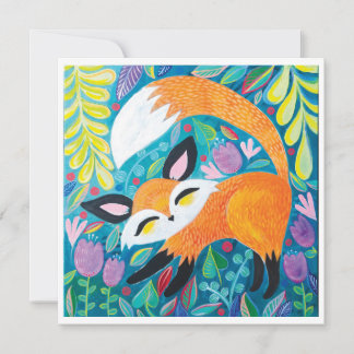 Invitation Imprimerie Fox Mini Art de Lainey