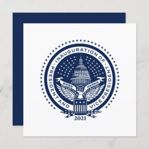 Invitation Inauguration du logo inaugural du président Biden 