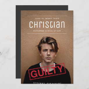 Invitation Inculpation pour l'obtention d'un diplôme de droit