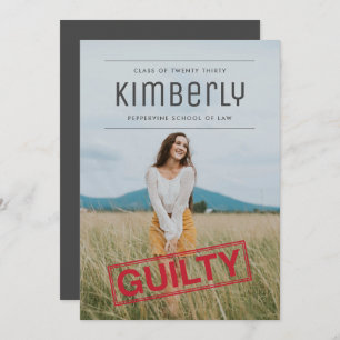 Invitation Inculpation pour l'obtention d'un diplôme de droit