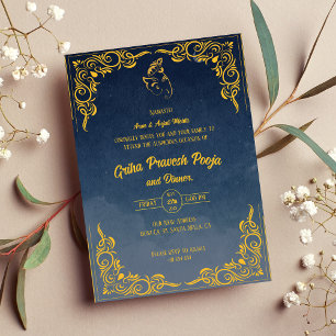 Invitation Inde Hindu Houseréchauffe Griha Pravesh