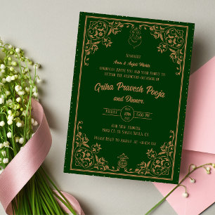 Invitation Inde Hindu Houseréchauffe Griha Pravesh