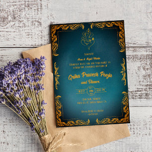 Invitation Inde Hindu Houseréchauffe Griha Pravesh