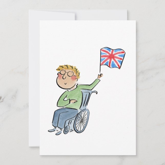 Invitation Indicateur Union Jack (Devant)