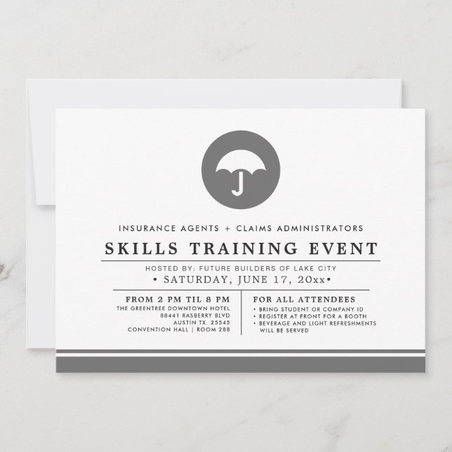 Invitation Industrie de l'assurance | Formation Événement Min (Devant)