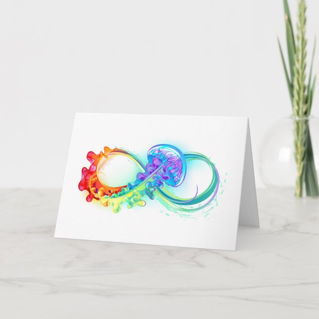 Invitation Infinity with Rainbow Jellyfish (Devant)