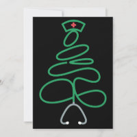 Infirmière de Noël Stéthoscope Arbre Chapeau de Pè