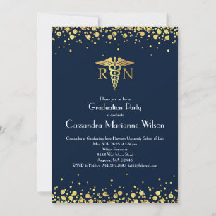Invitation Infirmière École de soins infirmiers Graduation Ma