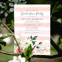 Infirmière florale rose pâle Élégante fête de grad