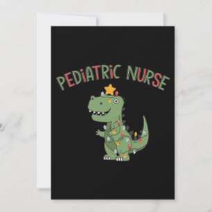 Invitation Infirmière pédiatrique Dinosaur Nurs pédiatriques 