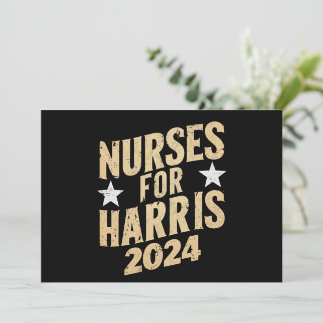 Invitation Infirmières pour Harris 2024 États-Unis (Debout devant)
