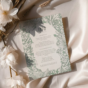 Invitation Informations & Détails Mariage Golden Lily Morris
