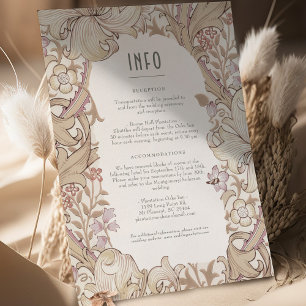 Invitation Informations & Détails Mariage Golden Lily Morris