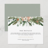 INGE Cosy Scandinavian Winter Wedding Détails Card