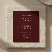 Initiales de monogramme de mariage élégantes et pr