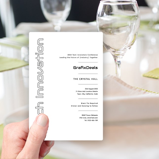 Invitation Innovation technologique Entreprise Événements mod (Créateur téléchargé)