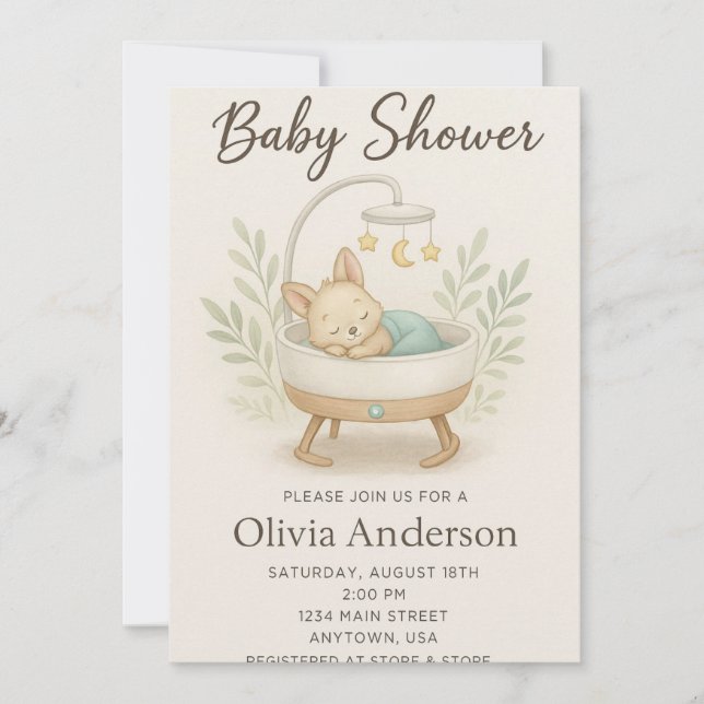 Invitation Innovations pour bébé (Devant)