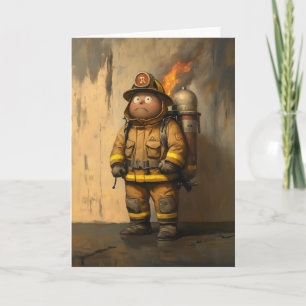 Invitation Inquiétude des flammes : Le pompier écrasé