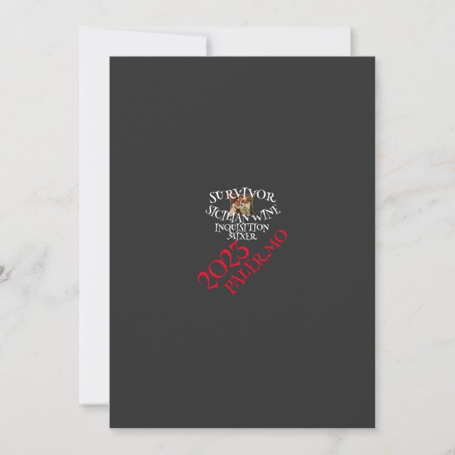 Invitation Inquisition espagnole (Devant)