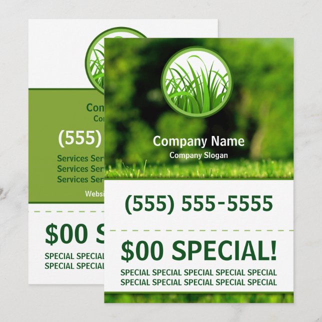 Invitation Insecte du soin 5x7 de pelouse (Devant / Derrière)