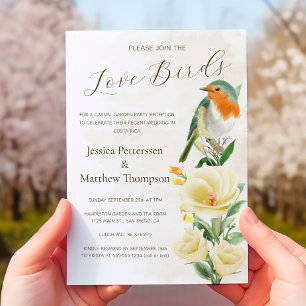 Invitation Inséparables Elopement Party Photo Mariage Récepti