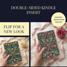 Insère Coquette Vintage Floral pour Kindle recto-v