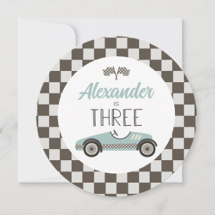 Invitation Insert de plaque de chargeur d'anniversaire de voi