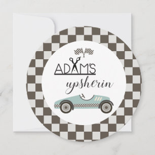 Invitation Insert de plat de chargeur de voiture de course vi