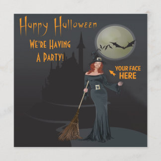 Invitation INSERTION d'invitation de photo de Halloween VOTRE
