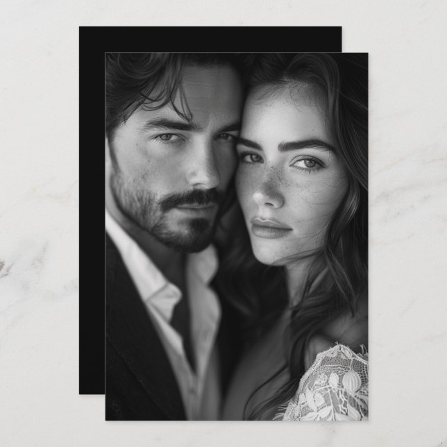 Invitation Insertion photo personnalisée do-it-yourself Suite (Devant / Derrière)