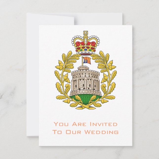 Invitation Insigne de la Maison de Windsor (Devant)