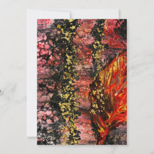 Invitation Inspiré par le feu de Californie