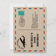 Invitation Inspirée de Voyage