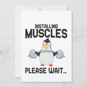 Invitation Installation des Muscles Veuillez Patienter Pingou