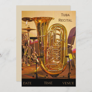 Invitation Instrument en laiton de Tuba Considérant