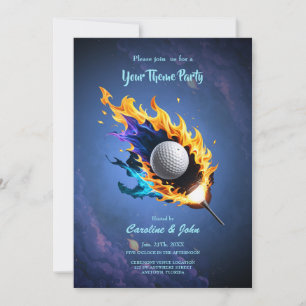 Invitation Intensité flamboyante : La balle de golf en action