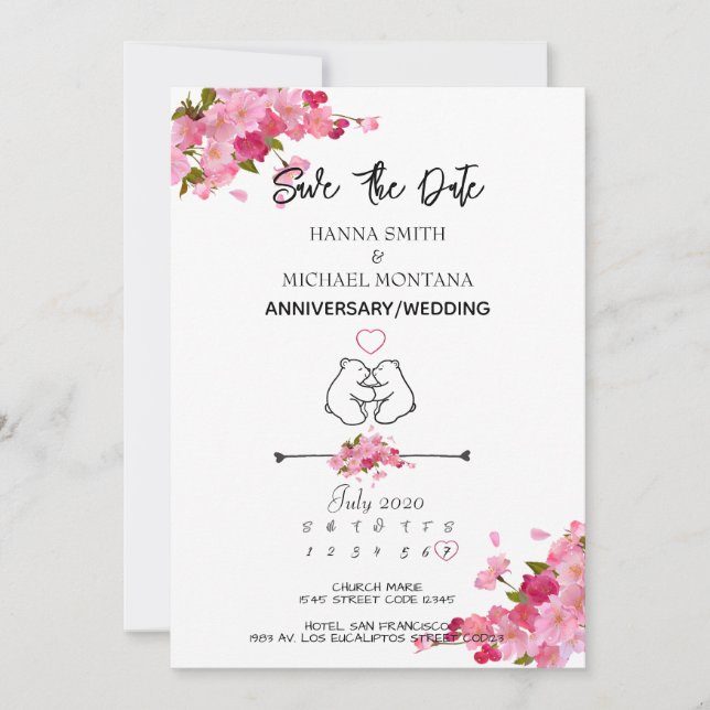 INVITATION INVITACIÓN ANNIVERSARY / ANIVERSARIO (Devant)