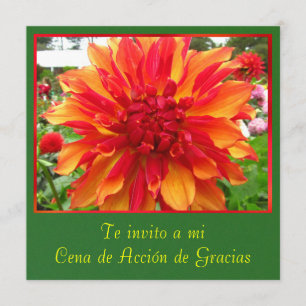 Invitation Invitación - Cena de Acción De Gracias