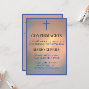 Invitation Invitación Confirmación/Cérémonie de confirmation