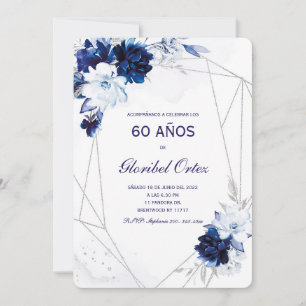 Invitation Invitación de 60 Años Mujer