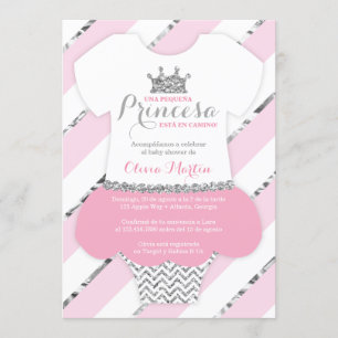 Invitation Invitación de Baby shower para una Princes