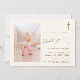 Invitation Invitacion De Bautizo Hija Photo Girl