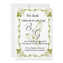 Invitación de Boda  Elegante Dorado