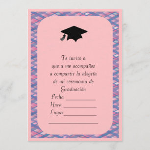 Invitation Invitacion de Graduacion