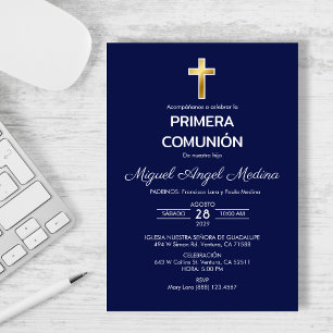 Invitation Invitacion de la communauté de Primera Première co