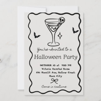 Invitation Invitación de Martini personalizada para fiesta de