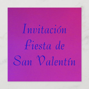 Invitation Invitación - Fiesta de San Valentín - Púrpura-rosa