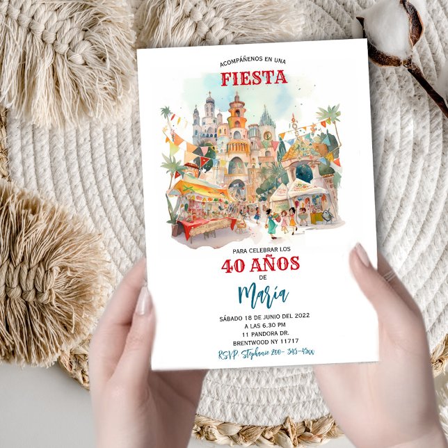 Invitation Invitación Fiesta Temática Pueblo Mágico (Créateur téléchargé)