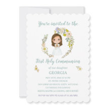 Invitación GEORGIA Primera Comunión